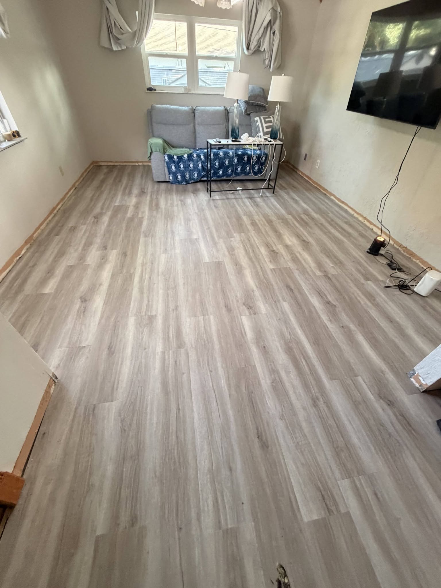Finished flooring project
